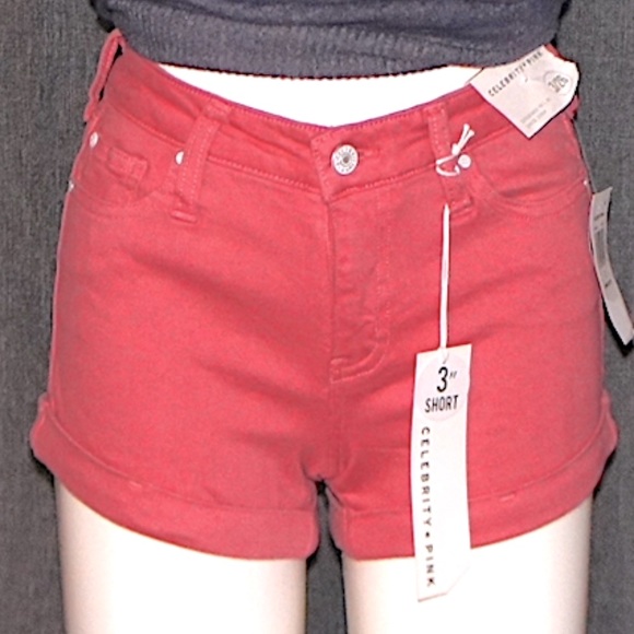 Celebrity Pink Lipstick Cuffed Shorts 1, 3, 7, 11, 13, or 15 - Picture 6 of 8